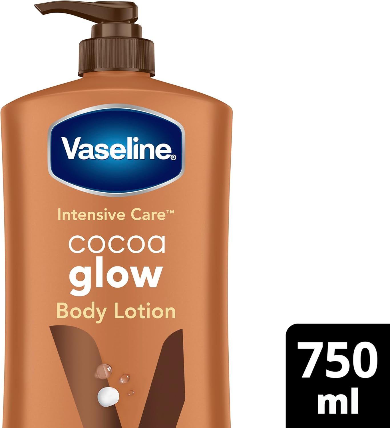 Vaseline Body Lotion Cocoa Glow, 750Ml image number 1