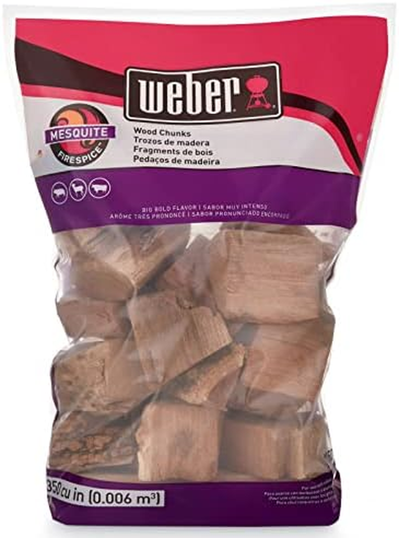 Weber Mesquite Wood Chunks Add Incredible Flavour to Your BBQ 6 Litre image number 2
