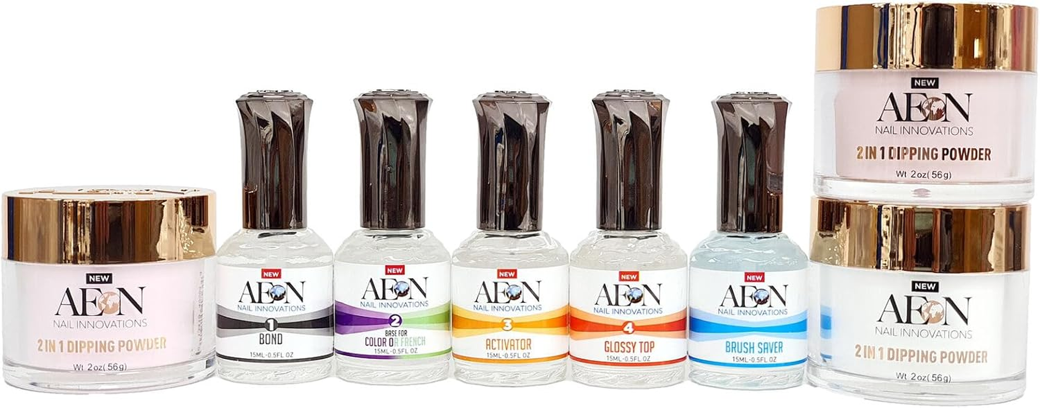 AEON Nail Dip Dipping Powder Liquid SNS Color Kit