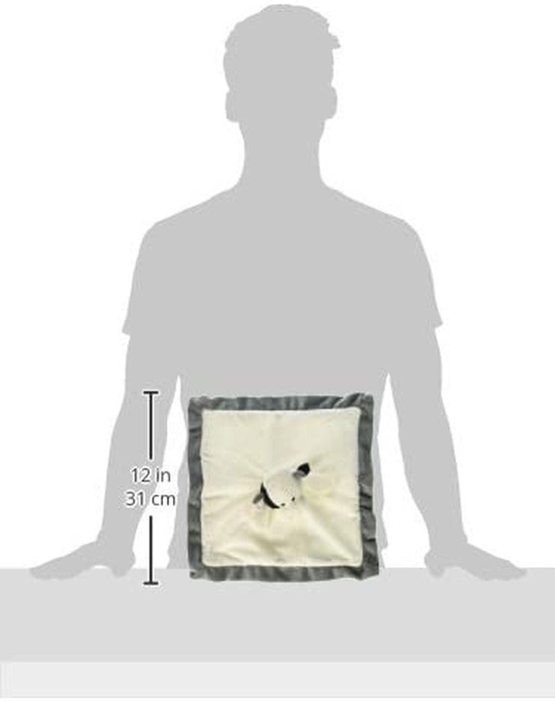 Lovey Security Blanket 12 Inch Square Stuffed Animal Baby Blankie for Girls or Boys (Cow) By image number 3