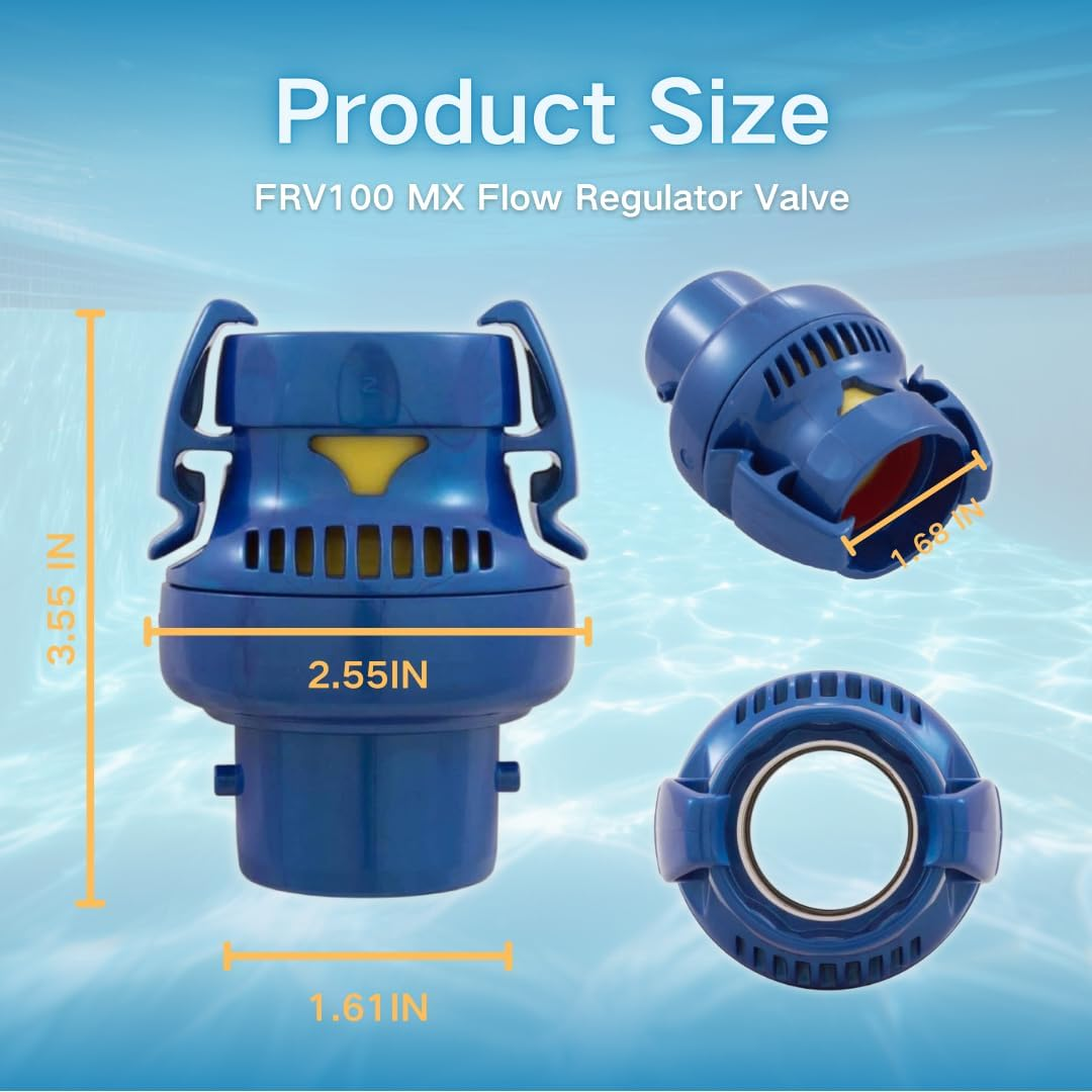 ROHOPE FRV100 Baracuda Swimming Pool Flow Regulator Valve Replacement for Zodiac MX6, MX8 Series - Compatible with In-Ground Pool Cleaners image number 2