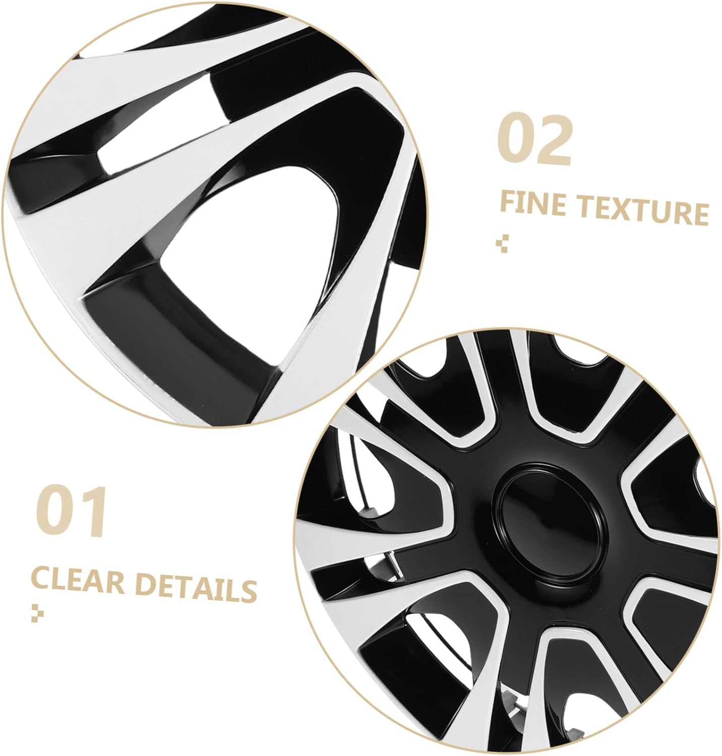 GETAJGHSD Car Wheel Hub Cap Rim Cover Replacement Wheel Center Cap for Car Auto Accessory Hubcap Cover Protector image number 2