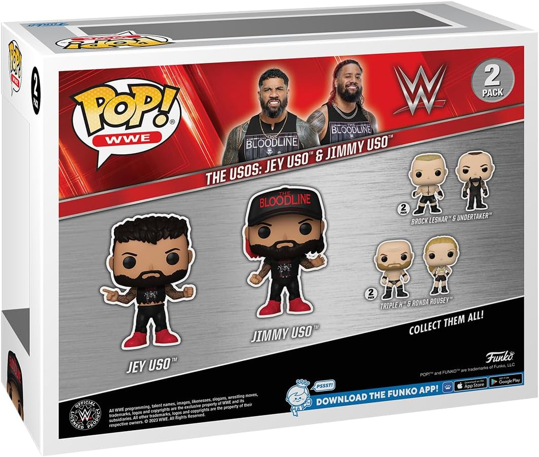 FUNKO POP! WWE: Uso Brothers 2PK image number 6