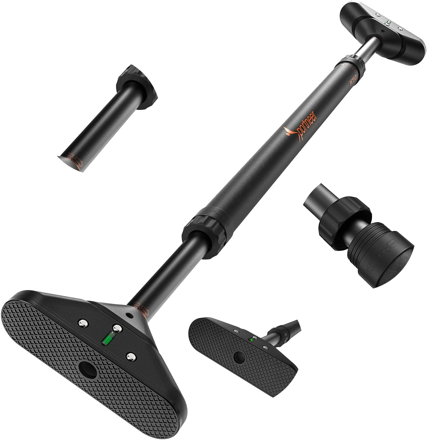 Sportneer Pull up Bar: Strength Training Chin up Bar without Screws - Adjustable 75-94Cm Width Locking Mechanism Pull-Up Bar for Doorway - Max Load 200Kg for Home Gym Upper Body Workout Non-Slip image number 3