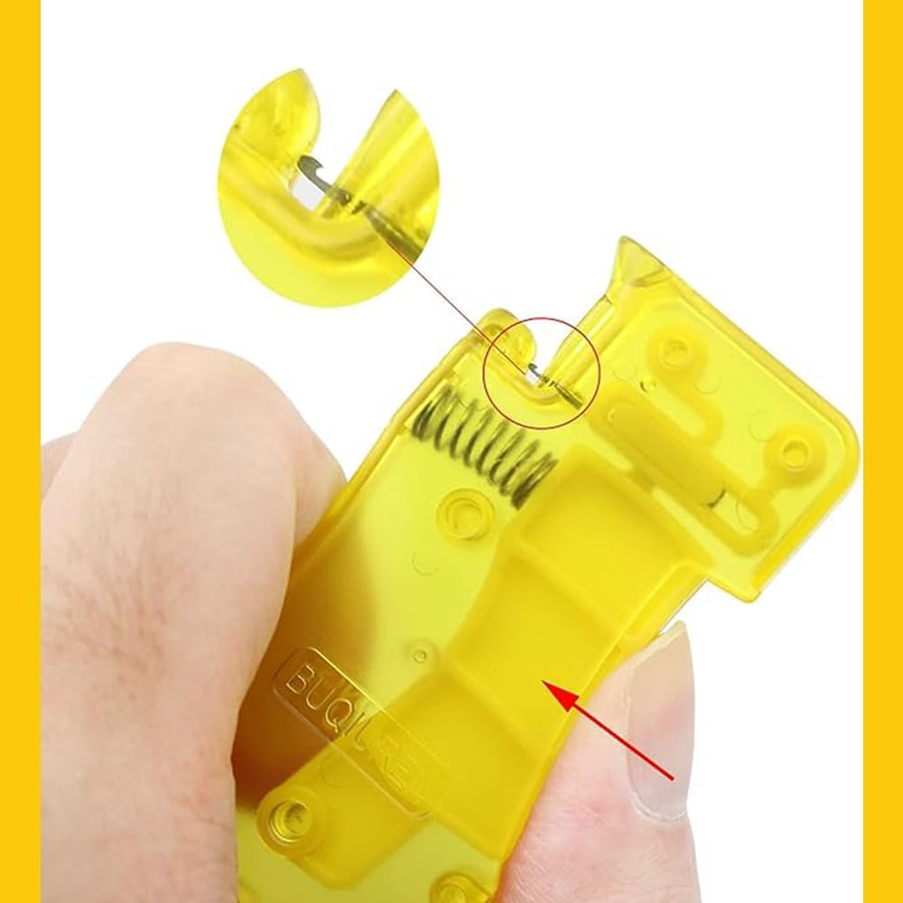 10PCS Automatic Needle Threader,Simple Needle Threader,Self-Thread Guide,Plastic Sewing Accessories, DIY Stitch Insertion Tool,For Hand Stitching and Sewing Machine Needle Fast Lead image number 5