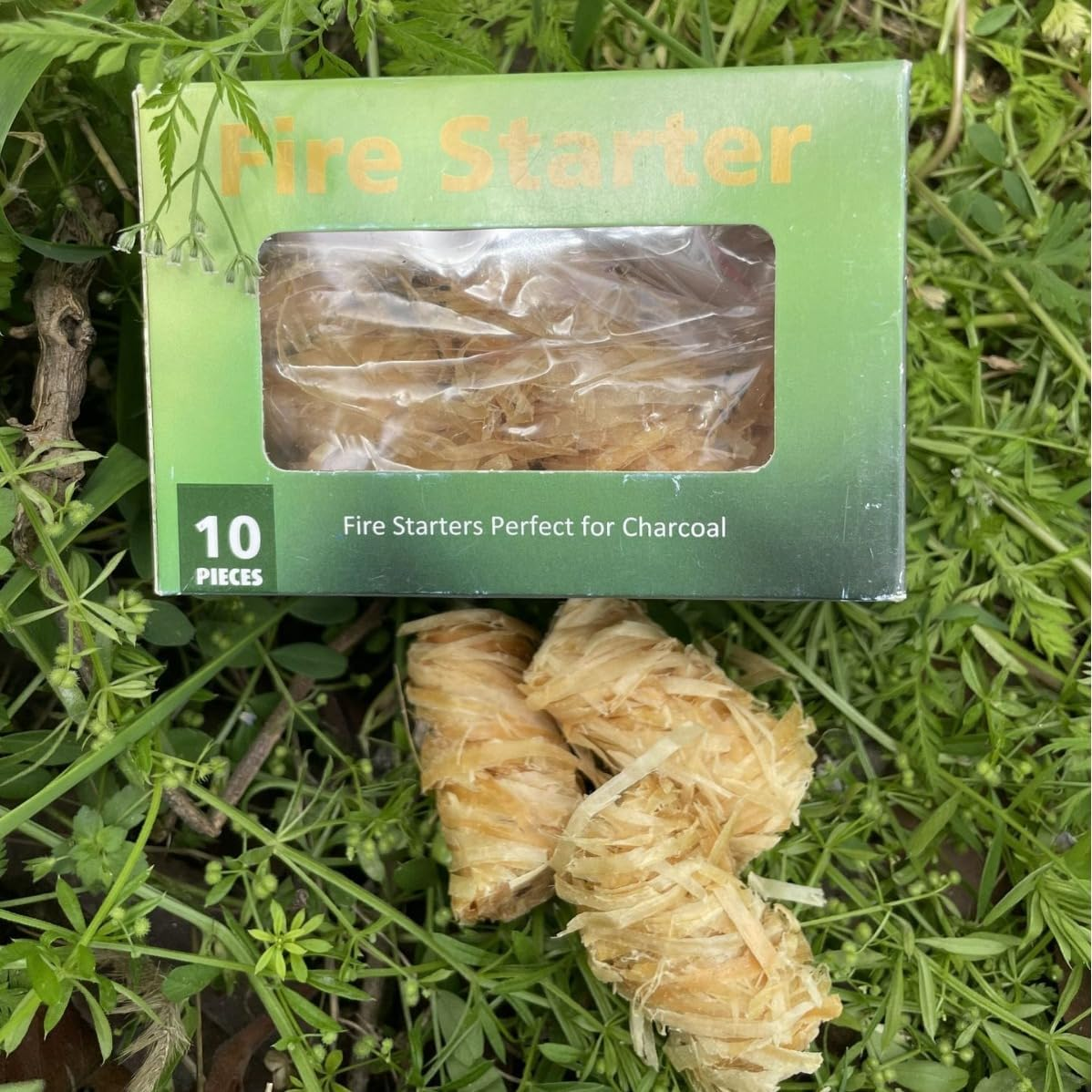 BEANPRECOY 50Pcs Wood Wool Roll Wood Fire Starters Fire Lighters Firelighters for Wood Burners,Natural Wooden Firelighters Charcoal Starters Convenient Fire Lighter Fire Lighter Firelighters for Home image number 5