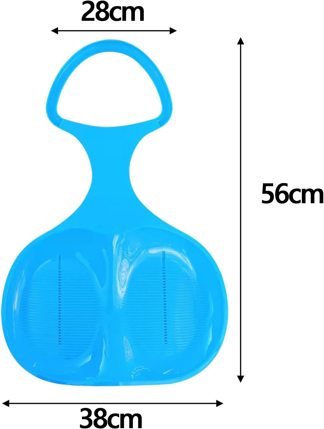 Snow Sled Sledge Durable Toboggan Grass Sliding Sled Downhill Sled Luge for Boys Girls Kids Adults