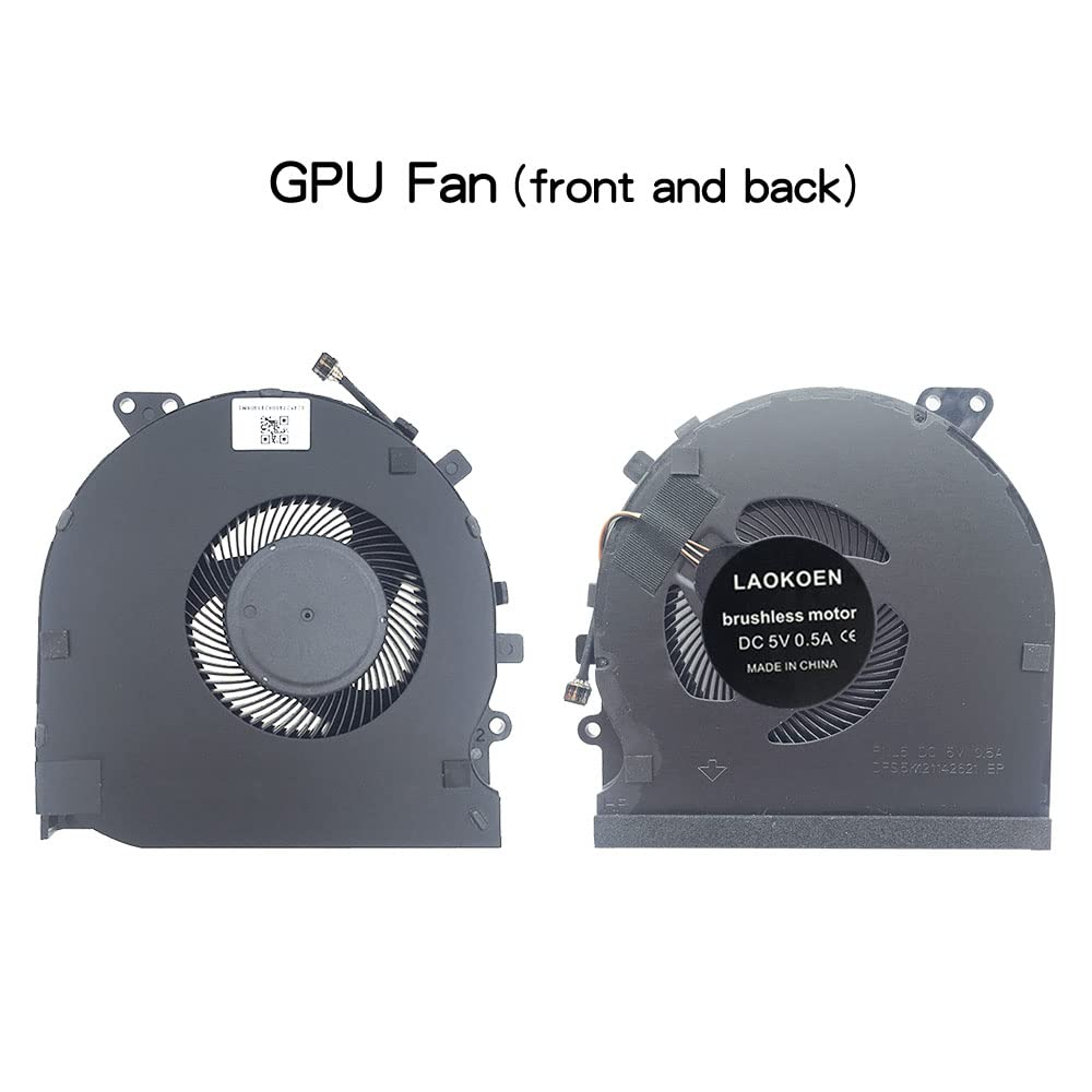 New Replacement Razer Spirit Blade 15 RZ09-0270 0300 0328 RZ09-03009E97 RZ09-03009E21 RZ09-03005E92 Laptop CPU & GPU Cooling Fans image number 1