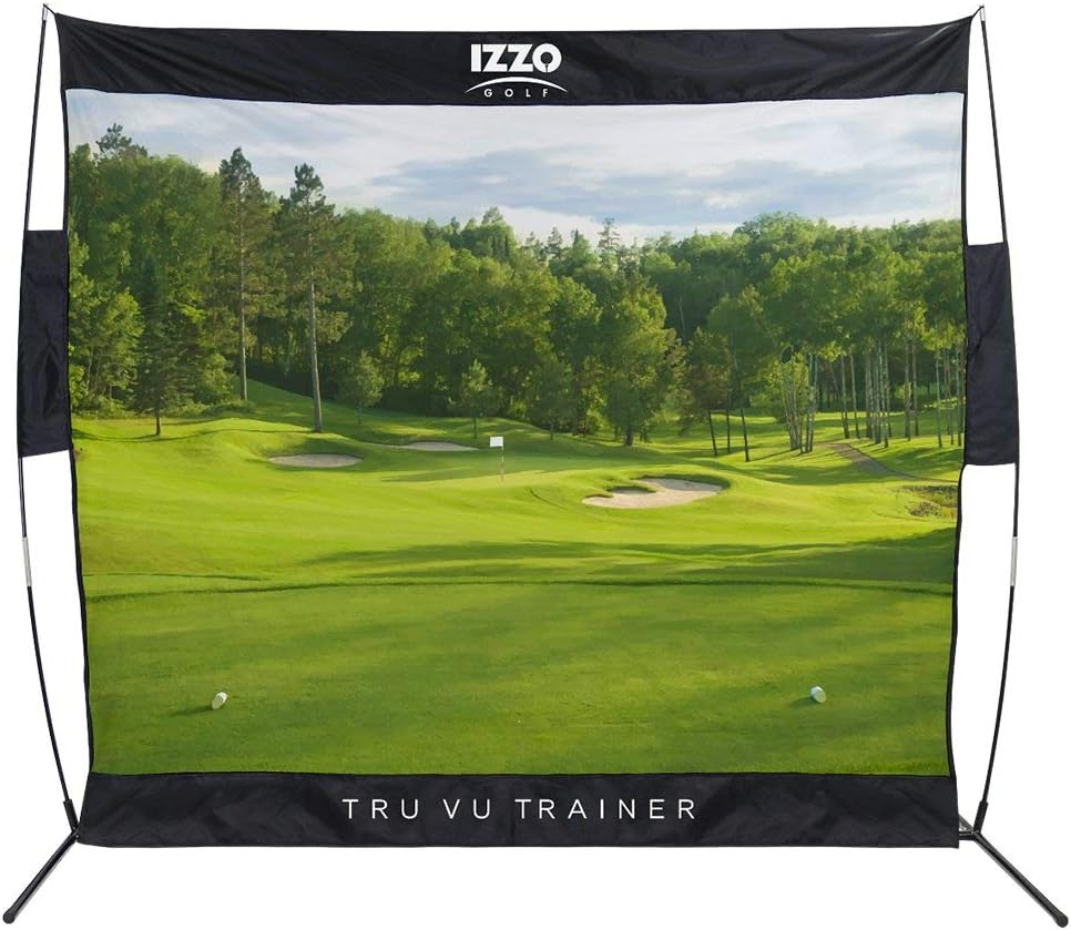 IZZO Tru Vu Trainer Hitting Net - Course Style image number 2