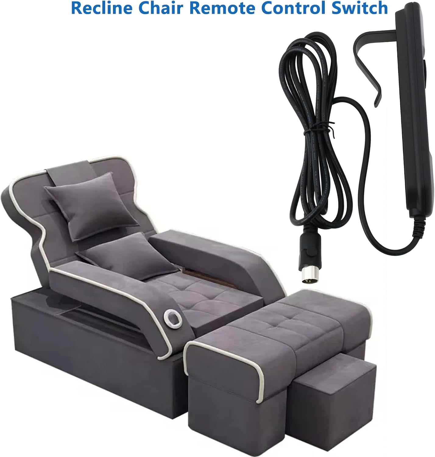 Emsea Recline Chair Remote Control Switch 2 Button Remote Control 1.8M 22AWG for Electric Foot Bath Sofa Standing Bed Massage Sofa image number 3