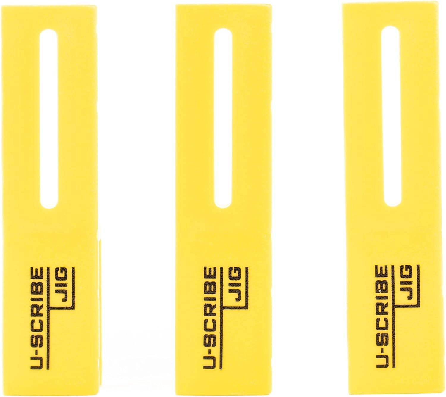 U-Scribe Jig 16Mm (5/8") Set of 3 Woodworking & Carpentry Jigs - Mark Accurate Scribe Lines on Fillers, Panels, Toe Kicks, for Carpentry, Cabinet Installation, Furniture Fitting, DIY image number 3