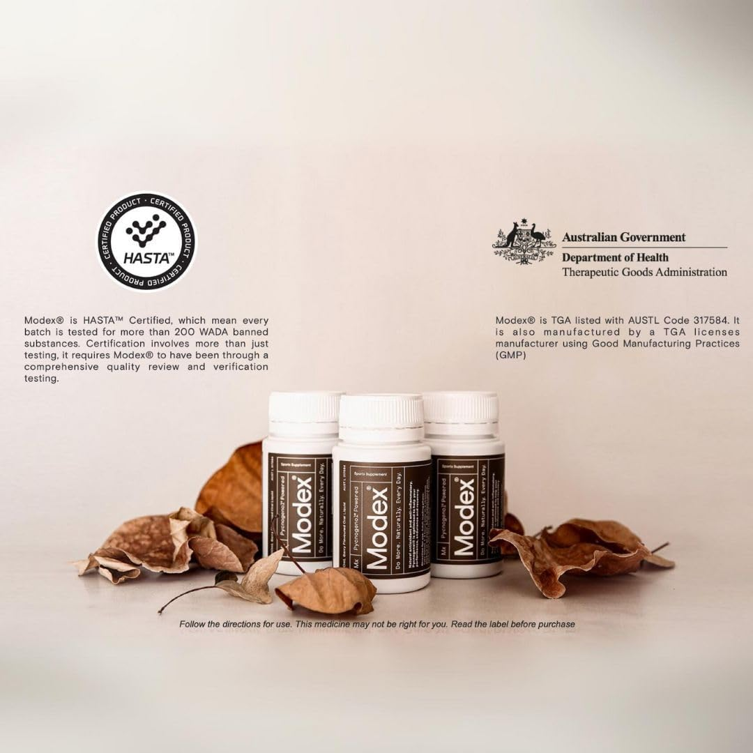 Modex Energy Supplement - Pycnogenol French Maritime Pine Bark Extract, Improve Performance & Endurance, Blood Circulation, Focus & Concentration, Immune System, 1 Litre image number 5