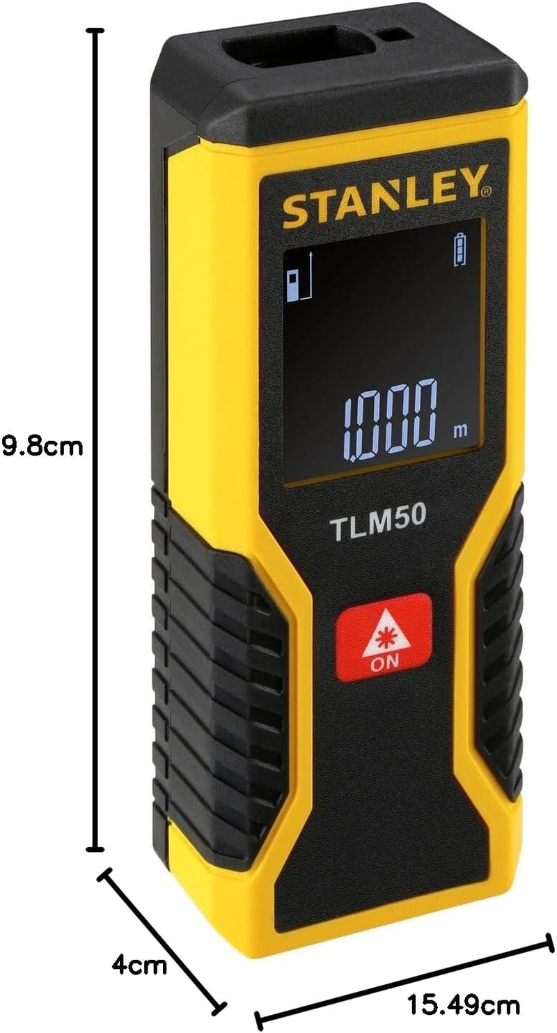 STANLEY Laser Distance Measurer 15M (TLM50) STHT1-77409, Yellow image number 3