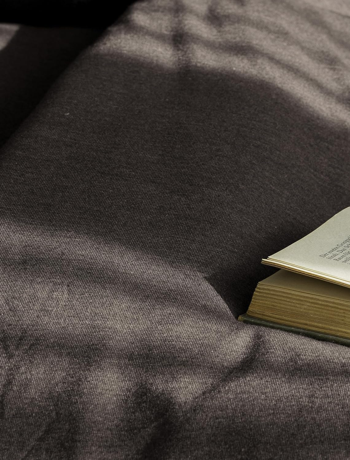 Bierbaum Bed Linen 4135, Jersey Melange Plain, Designed in Germany, Taupe 80, 135 X 200 and 80 X 80 Cm image number 3