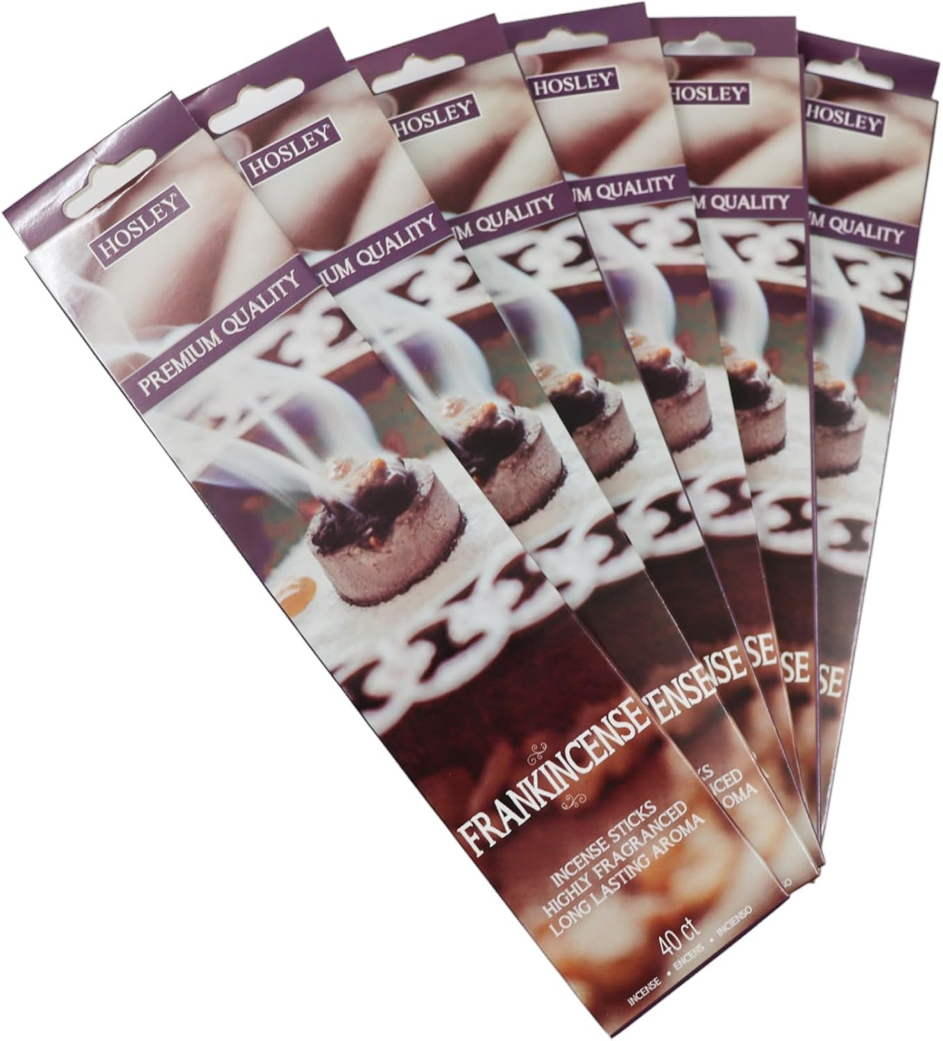 Hosley&reg; 240 Pack of Eucalyptus Mint Fragrance Incense Stick Infused with Essential Oils - Ideal for Wedding, Events, Aromatherapy, Spa, Reiki, Meditation