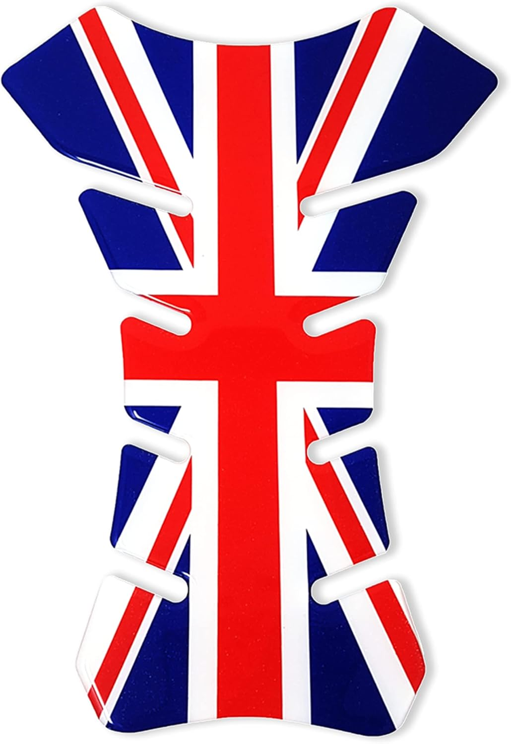 4R Quattroerre.It 18098 Tank Pad 3D Motorcycle Tank Protector England UK 19 X 13 Cm