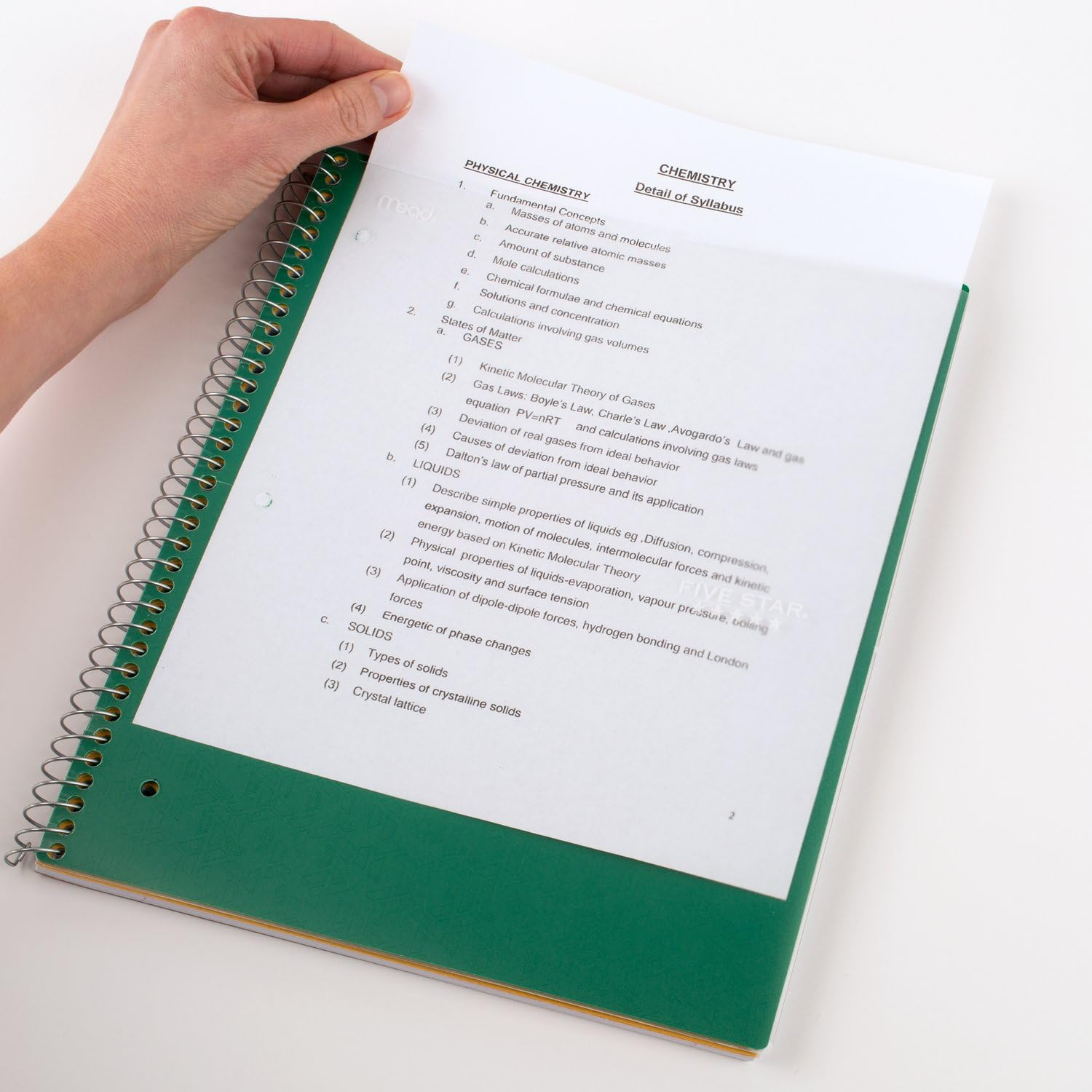 Five Star Spiral Notebooks + Study App, 6 Pack, 1 Subject, College Ruled, 8-1/2" X 11", 100 Sheets, Customizable Cover, Fire Red, Forest Green, Pacific Blue, Amethyst Purple, White, Black (820045-ECM) image number 1