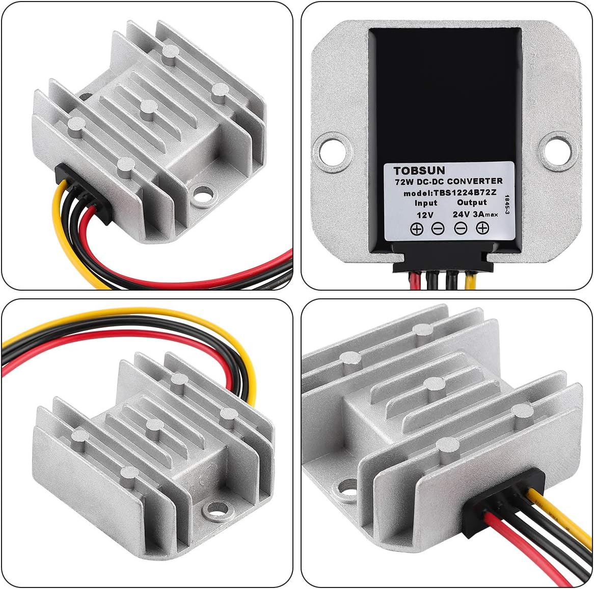 DC Voltage Converter Boost Converter DC 12V Step up to 24V 3A 72W Voltage Regulator Waterproof Module Transformer for Golf Cart Club Car image number 5