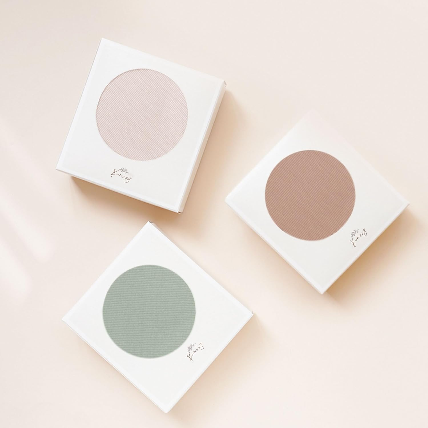 Konssy Knit Nursing Cover for Breastfeeding, 360&deg; Full Privacy Breathable Breastfeeding Cover, Multi-Use Carseat Canopy(Black) - Blush Beige image number 6