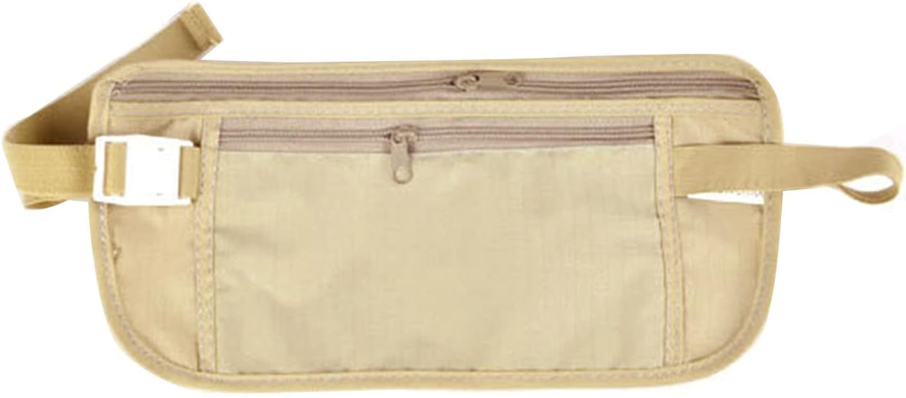 YIGZYCN Thin Money Belt Safe Travel Money Belt Bag Hidden Blocking Wallet Anti-Theft Pack