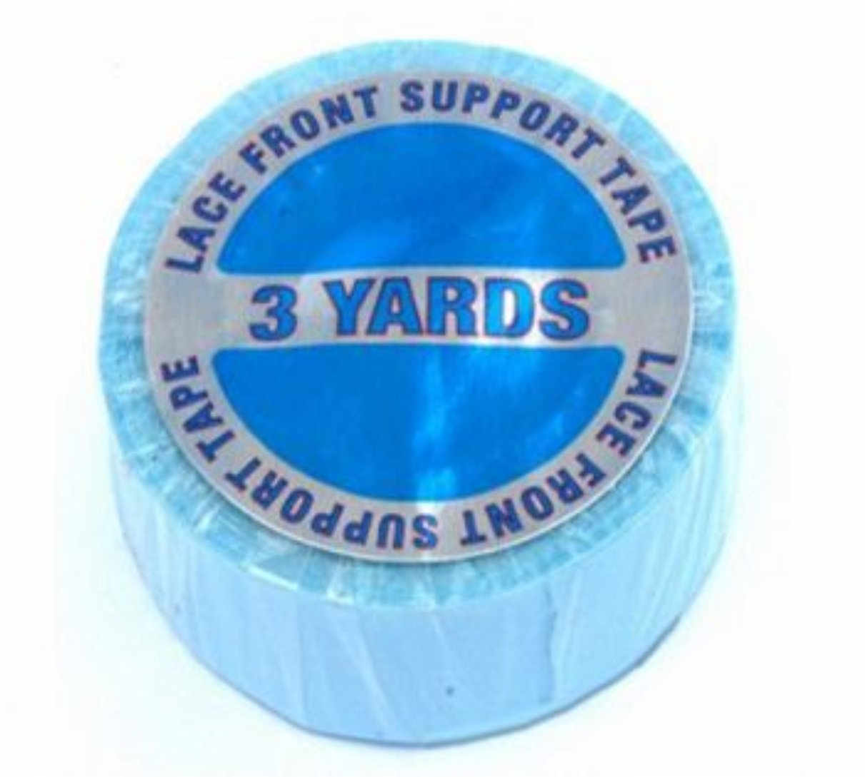 Blue Liner Tape for Extensions and Second Hair 3 Yards Adhesive Roll 2.5 Cm X 2.75 M