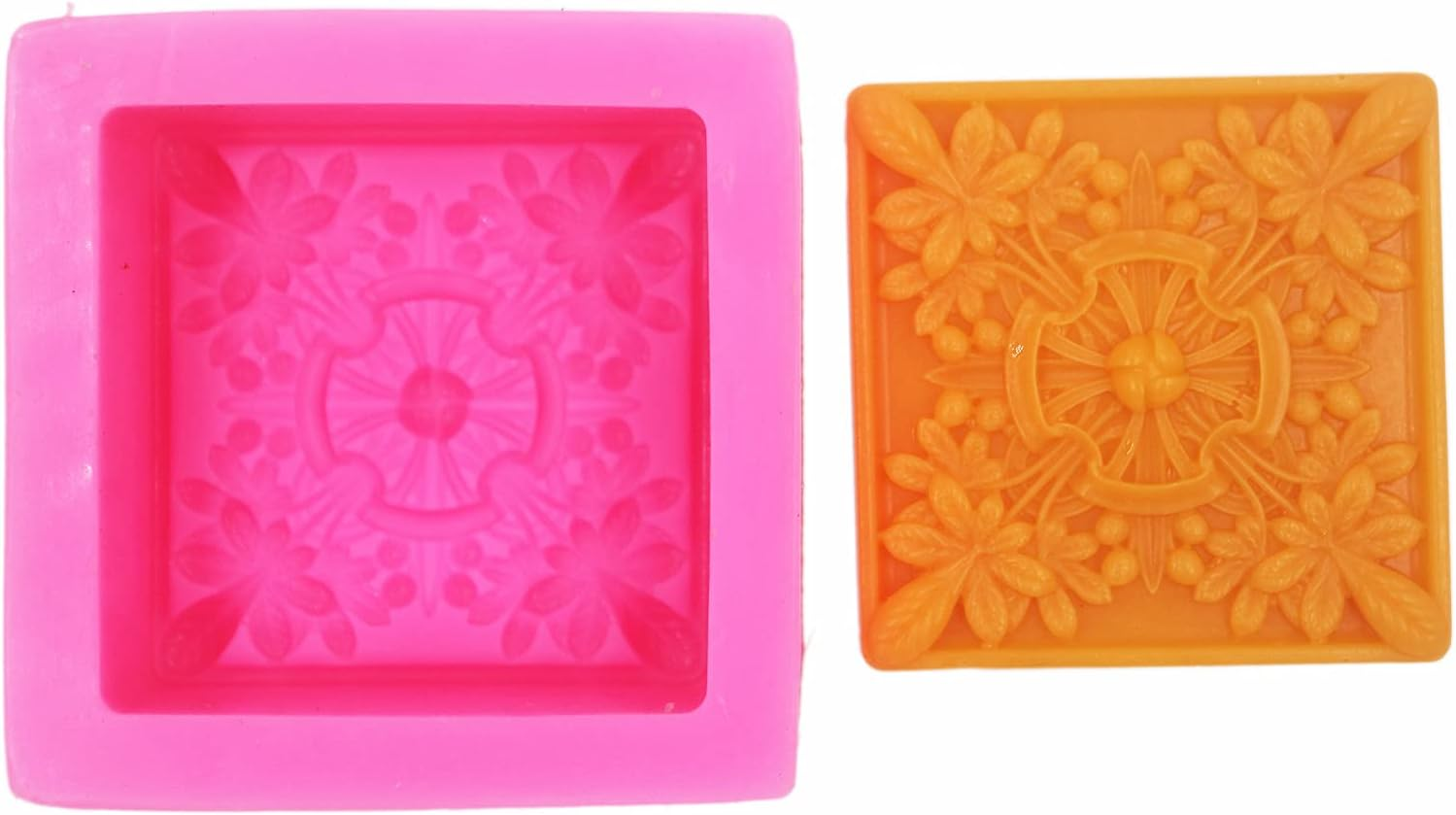 LC Leaf N535 Silicone Soap Mold Art Craft DIY Soap Candle Mold image number 4