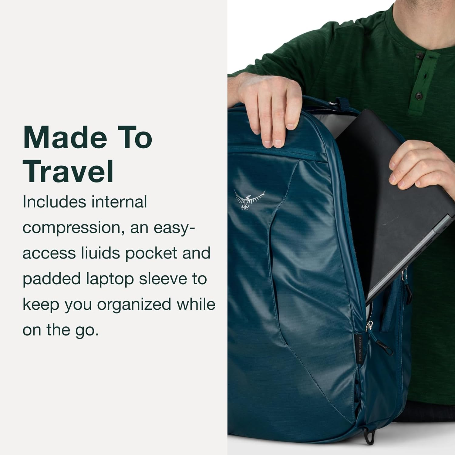 Osprey Transporter Carry-On - Black image number 4