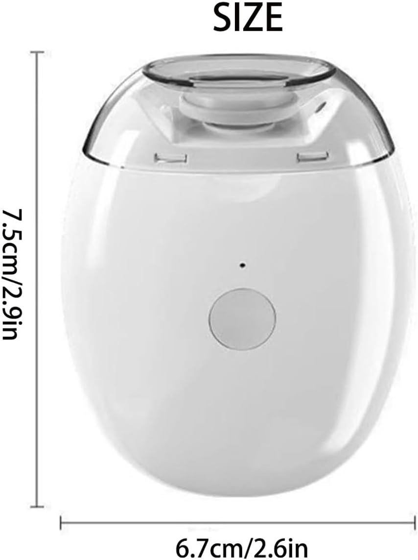 Universal Automatic Fingernail Grinder, Electric Nail Clipper with LED Light, Portable and Light Quiet, Filing Tool for Grooming Home Use Convenient Travel Nail Care (2 PCS) - 2 Pcs image number 3