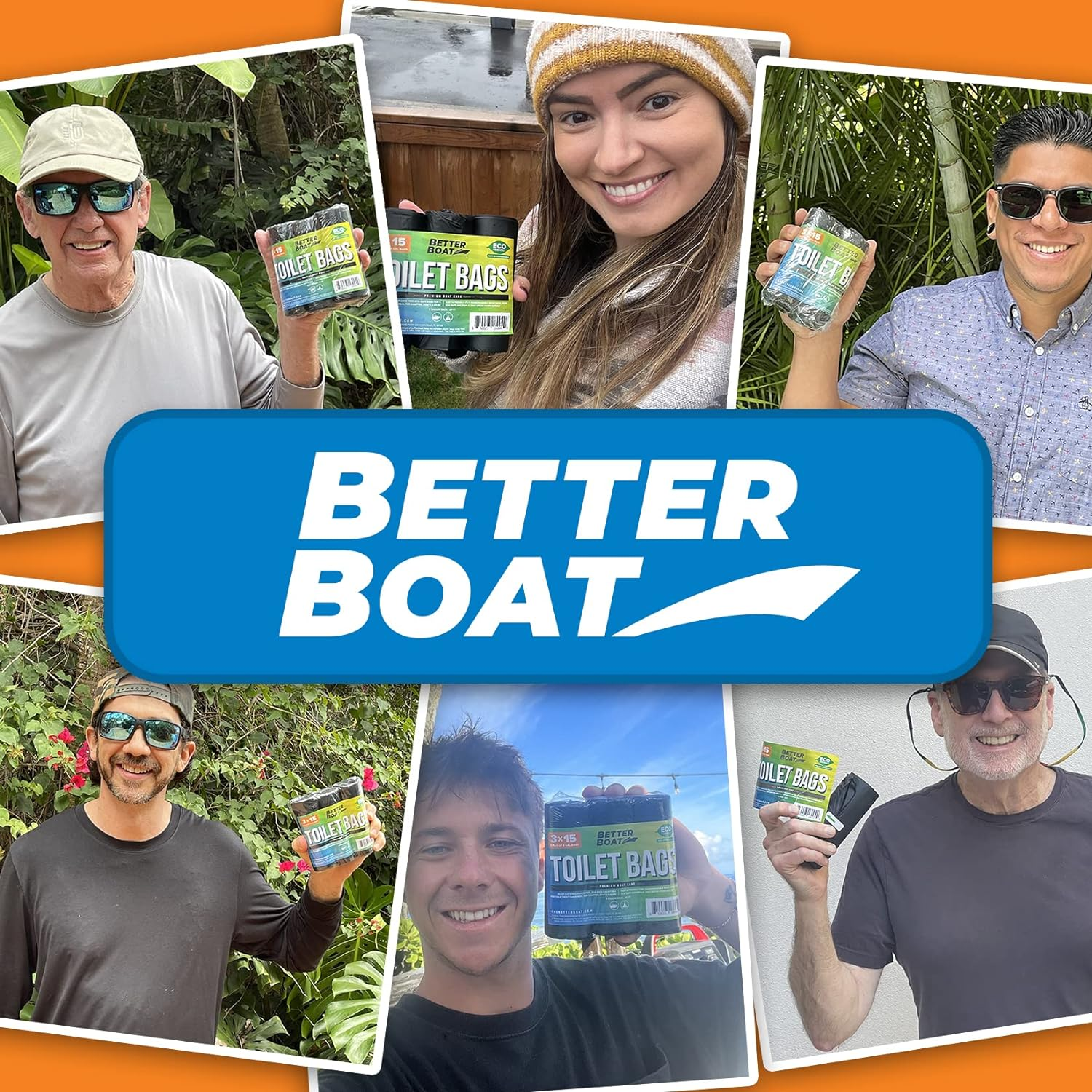 45 Portable Toilet Bags for Camping Boating Outdoors & Car 3 Rolls of 15 Compost Waste Potty Bags for Portable Toilet - Liner for 5 Gallon Bucket Toilet Seat Kit or Camp Emergency 5 Gal Toilet Bucket image number 2