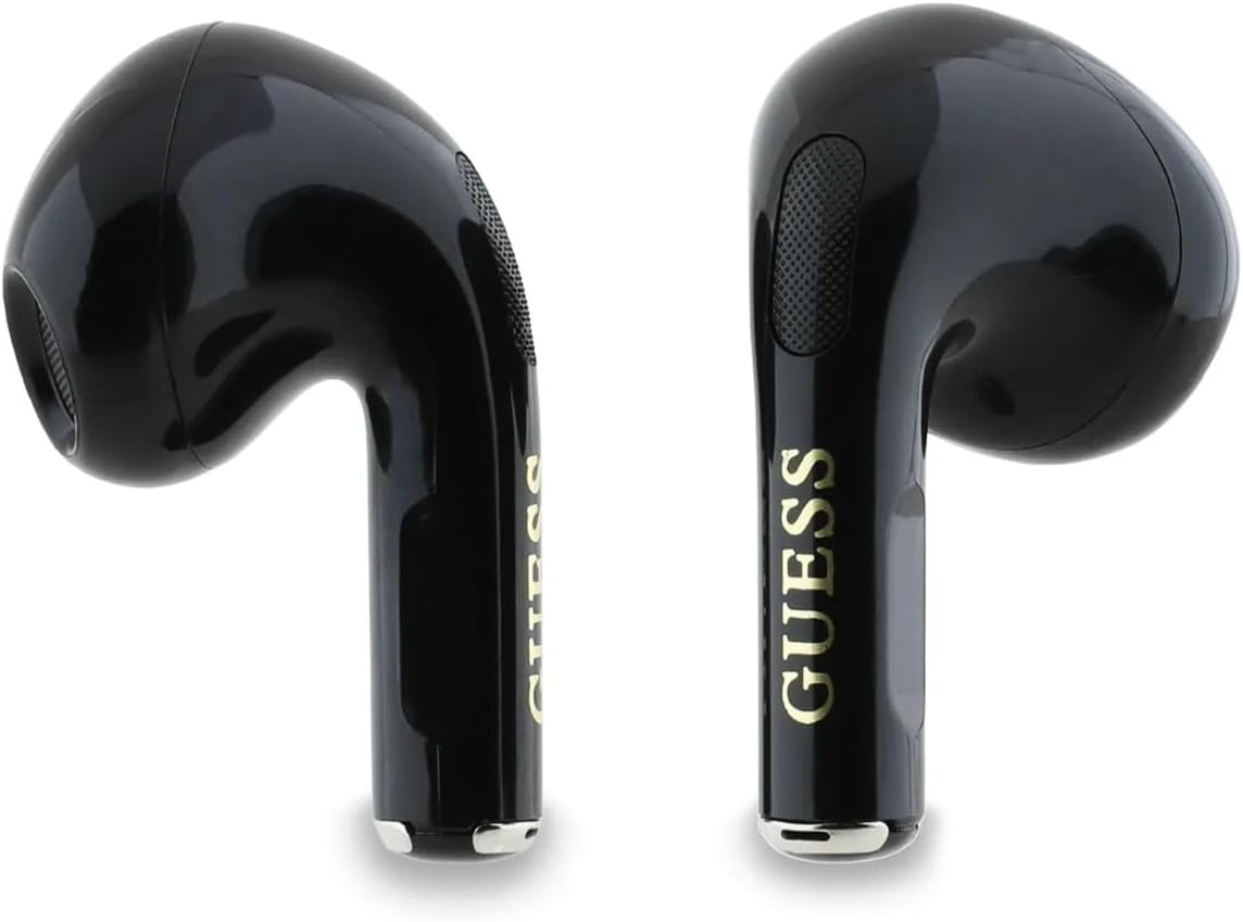 CG MOBILE Guess Charm TWS Wireless Headphones with Gloss Effect and Classic Logo Print - Black image number 2
