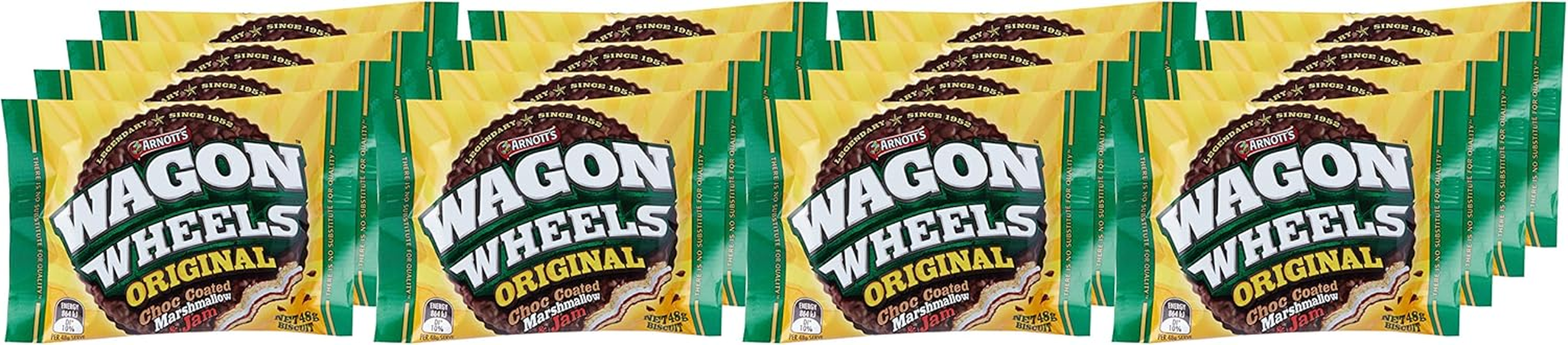 Arnott'S Wagon Wheels Original Chocolate Biscuits, 16 X 48 Grams image number 3
