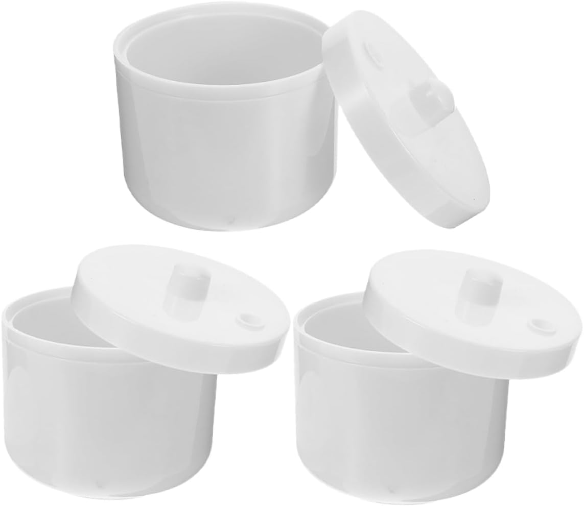 Beavorty 3Pcs Nail Tools Soaking Box with Detachable Cleaning Case for Manicure Accessories Fast Soaking Nail Cleaner Container Organizer for Travel and Workstations image number 4