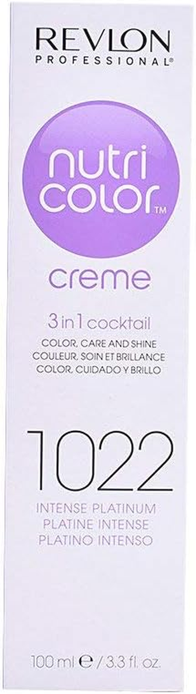 REVLON PROFESSIONAL Nutri Colour Creme 1022 Intense Platinum 100 Ml