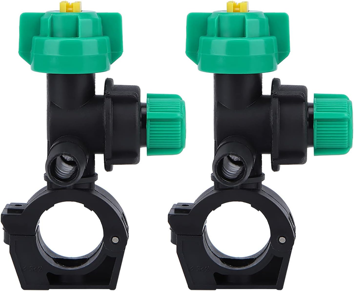 Akozon Misting Nozzle, 2Pcs External Thread Agricultural Sprayer Fan Shaped Spraying Nozzle For image number 3