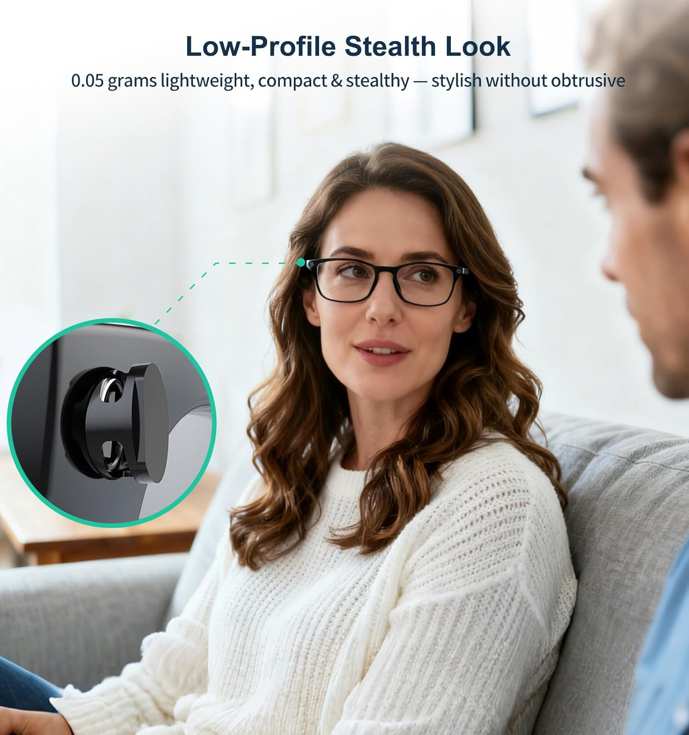 Adjustable LED Light Blocking Covers for Rayban Meta Wayfarer, Skyler, Oakley, Headliner Accessories, LED Cover for Meta Glasses, Easy Block Light When Recording, Available at Day & Night 2Pack image number 2