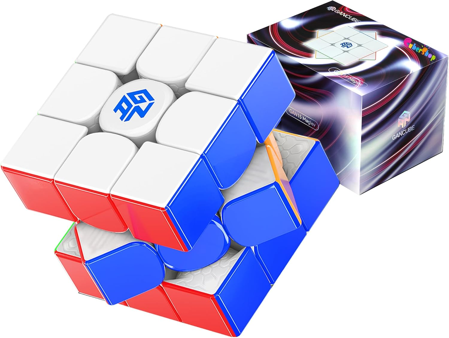 Cubershop GAN 15 Maglev UV Coated, 2024 New Gans Premium GAN 15 M Flagship 3X3 Maglev Magnetic Speed Cube, Stable & Fast 56Mm Magic Cube Puzzle (GAN15 Maglev UV, Glossy Surface+Primary Internal) image number 3