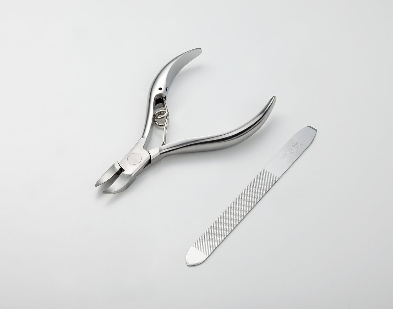 Takumi No Technique G-1027 Stainless Steel Nipper Nail Clipper & Nail File Set image number 1