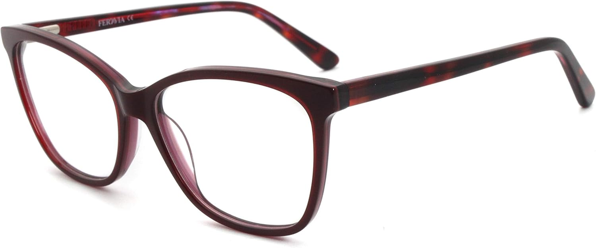 Retro Square Eyeglasses Women Vintage Clear Lens Fake Fashion Eyeglasses Frame