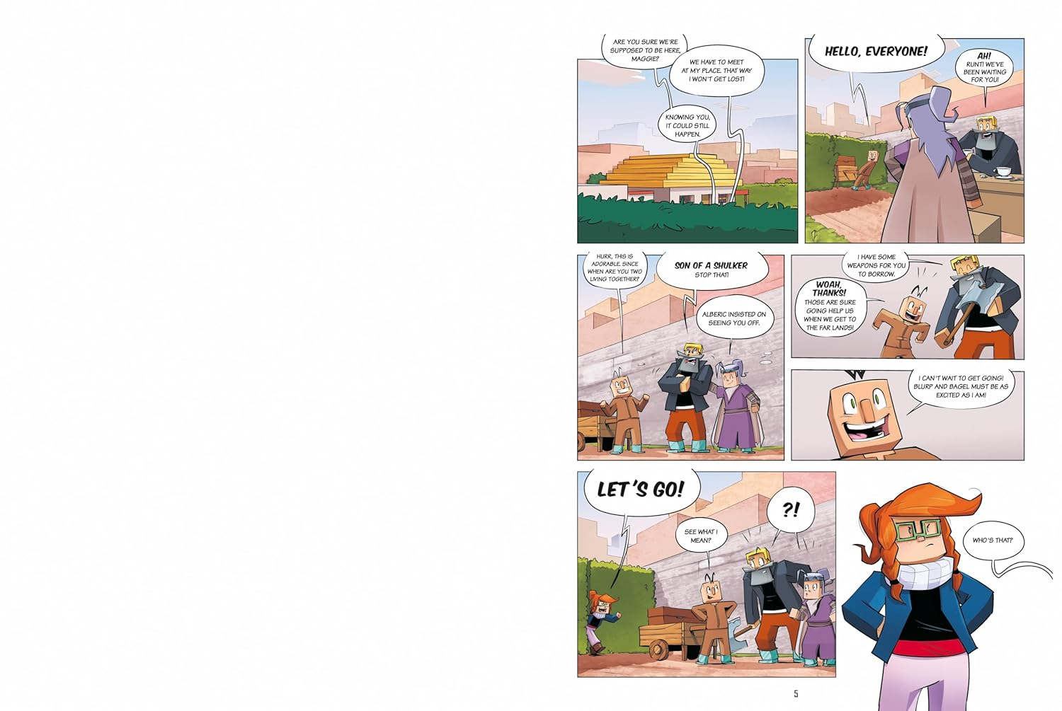 Diary of an 8-Bit Warrior Graphic Novel: Journey to the Far Lands (Volume 5) image number 2