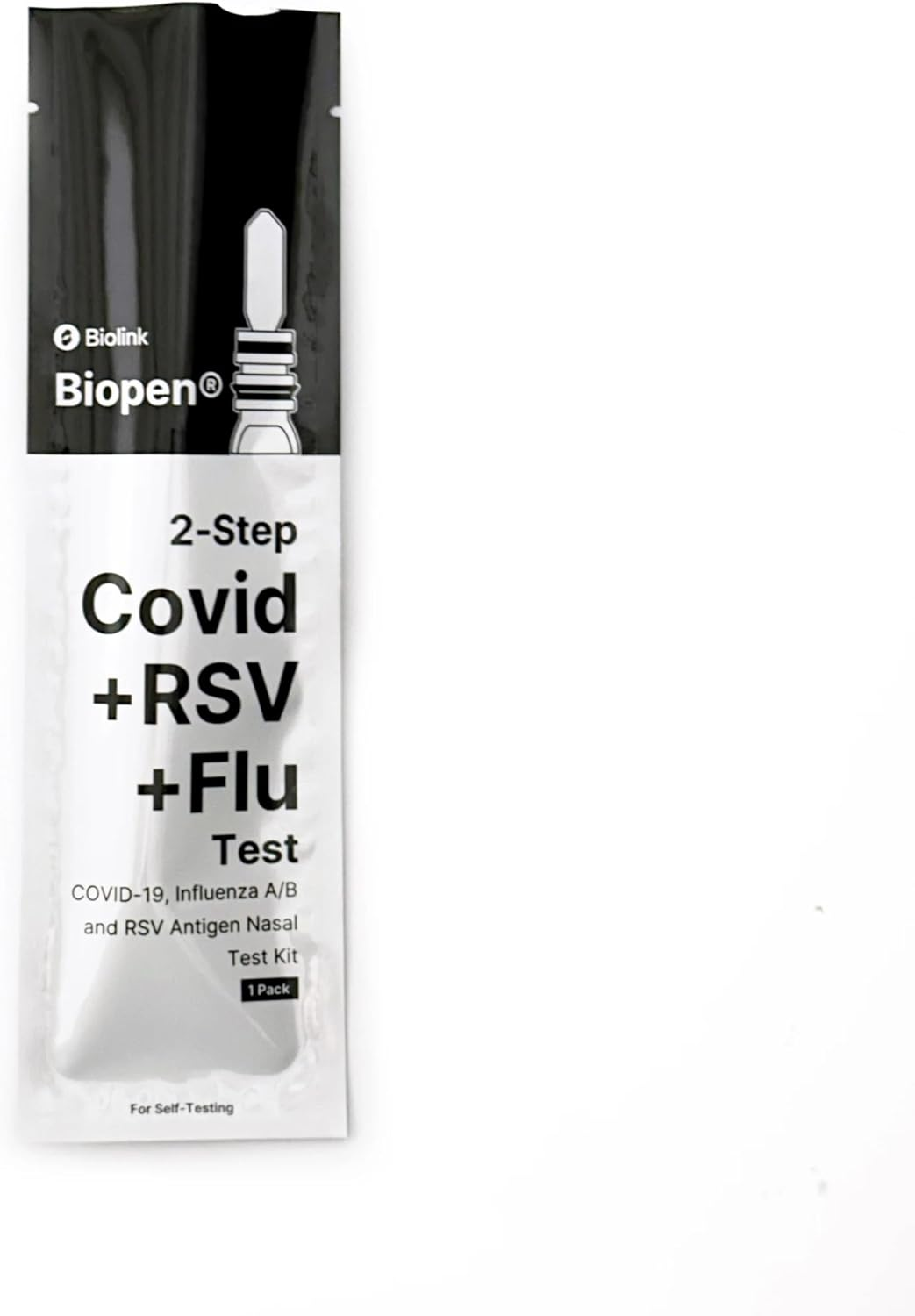 Biopen&reg; COVID-19, Influenza A/B & RSV Antigen Nasal Test - ARTG 430031 (Single)