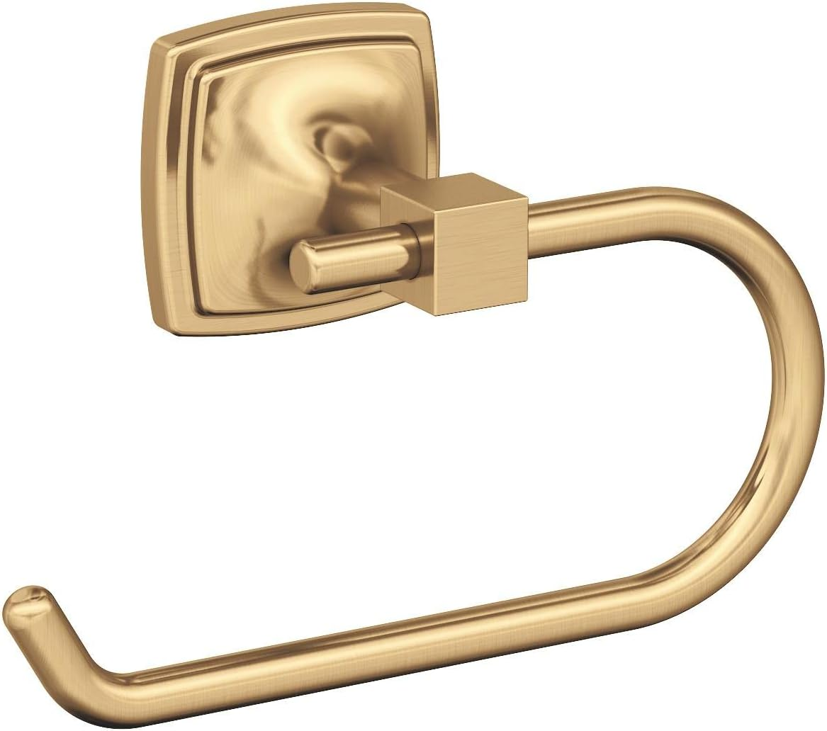 Amerock BH3609126 | Chrome Single Post Toilet Paper Holder | 7-1/16 In. (179 Mm) Length Toilet Tissue Holder | Stature | Bath Tissue Holder | Bathroom Hardware | Bath Accessories