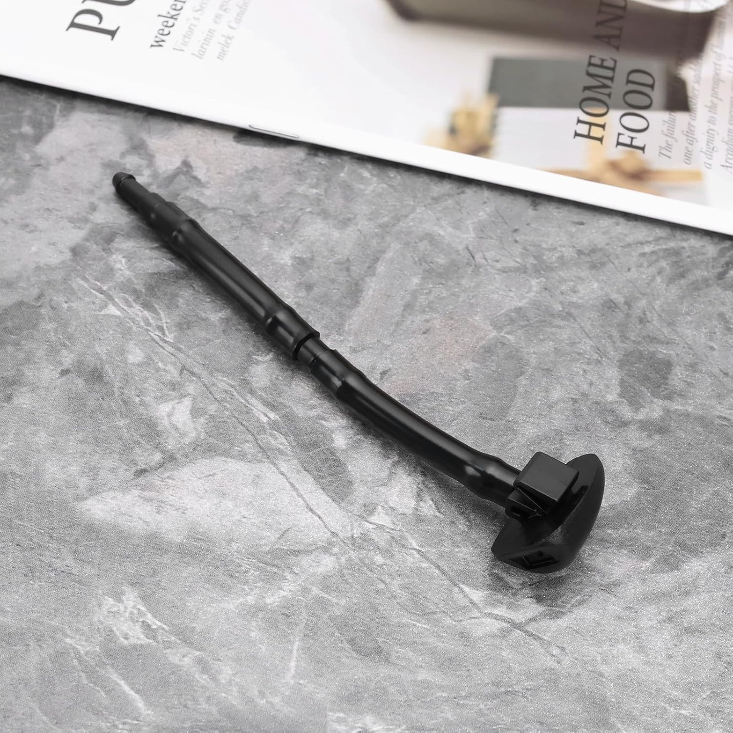 2PCS Windshield Washer Nozzles with Hose Compatible with Peugeot 407 OE 6438Z1 6438.Z1 27.1X21.2Mm Tube Length 12Cm Windshield Washer Jet image number 5