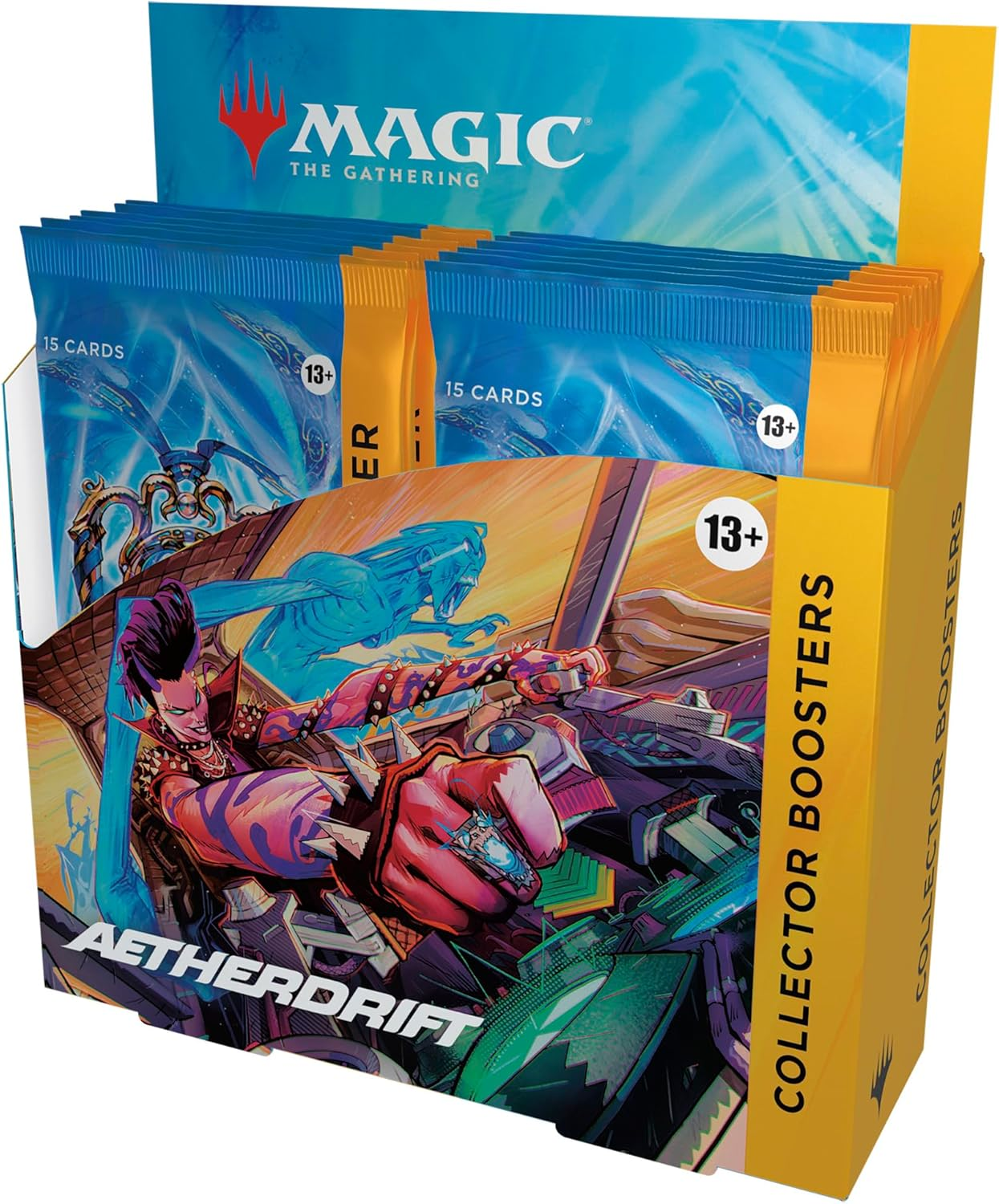 Magic the Gathering Aetherdrift Collector Boosters (12 Boosters per Display) image number 4