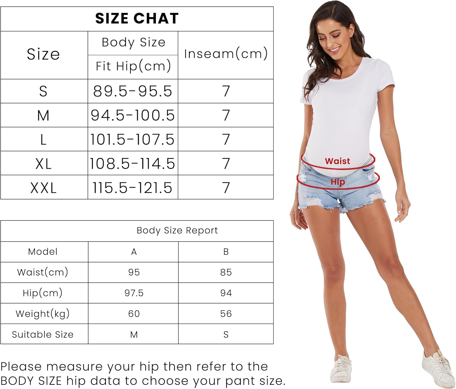 Jeans Short Pregnancy Maternity Jeans Shorts Women Maternity Denim Shorts Low Waist Ripped Raw Hem Maternity Fashion Summer Shorts image number 3