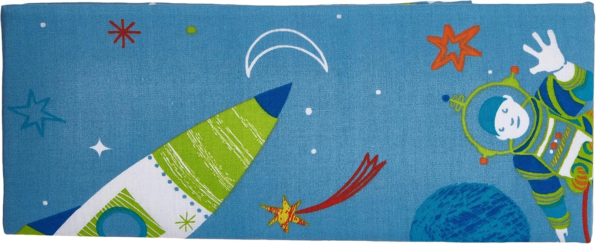 Bedlam - Supersonic -Easy Care Fitted Sheet | Single Bed Size | Blue Bedding image number 1