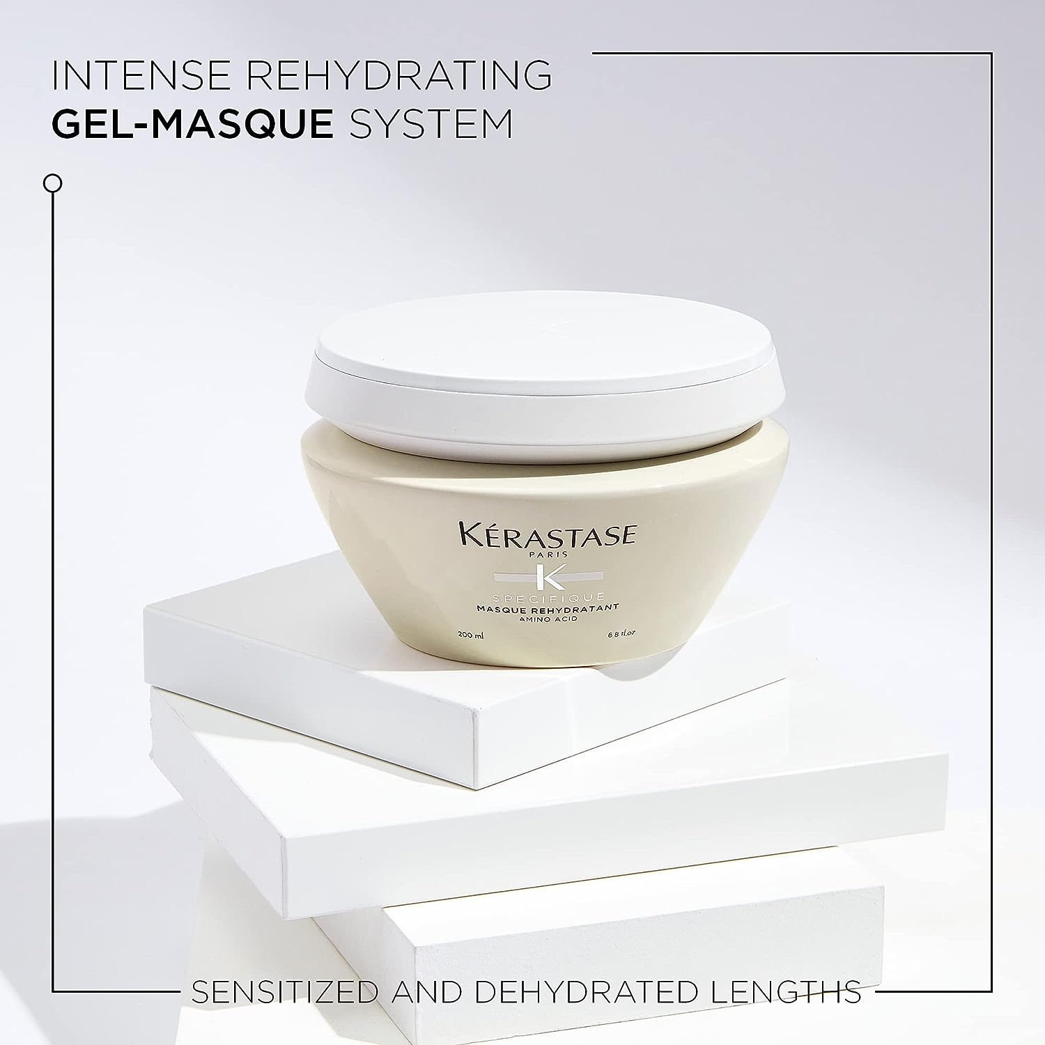 K&eacute;rastase Specifique, Intense Conditioning & Hydrating Care Hair Mask, for Sensitive & Dry Hair, with Amino Acid & Ceramide, Masque R&eacute;hydratant, 200Ml