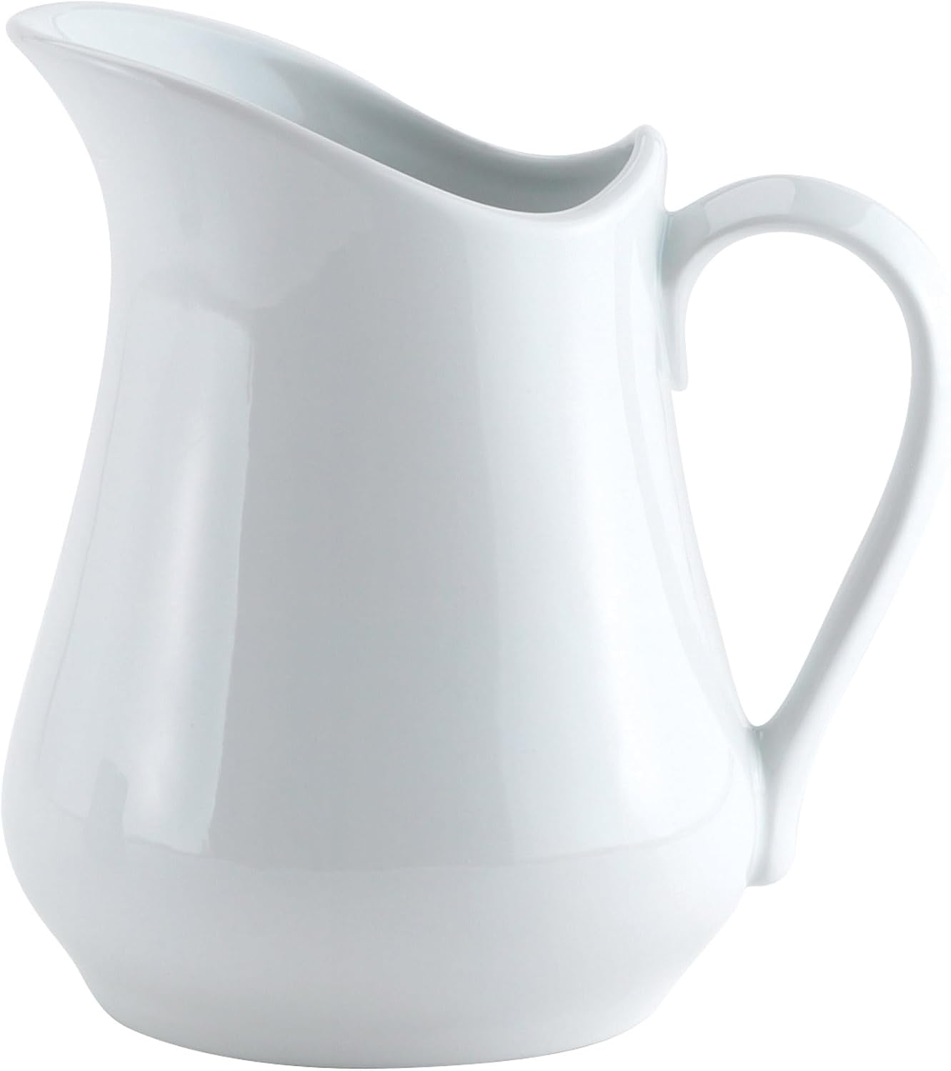 HIC Kitchen Creamer Pitcher with Handle, Fine Porcelain, 4-Ounce Capacity, for Coffee, Tea, Dressings, Sauces, Set of 2 image number 6