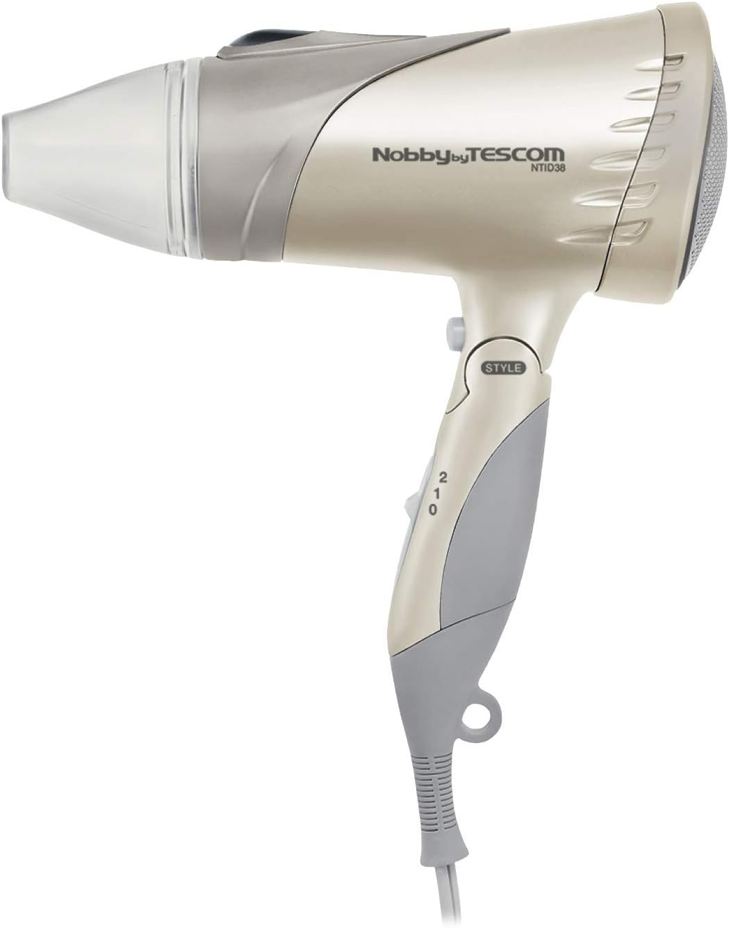 Nobby by TESCOM Ionic Hair Dryer, Gold image number 1
