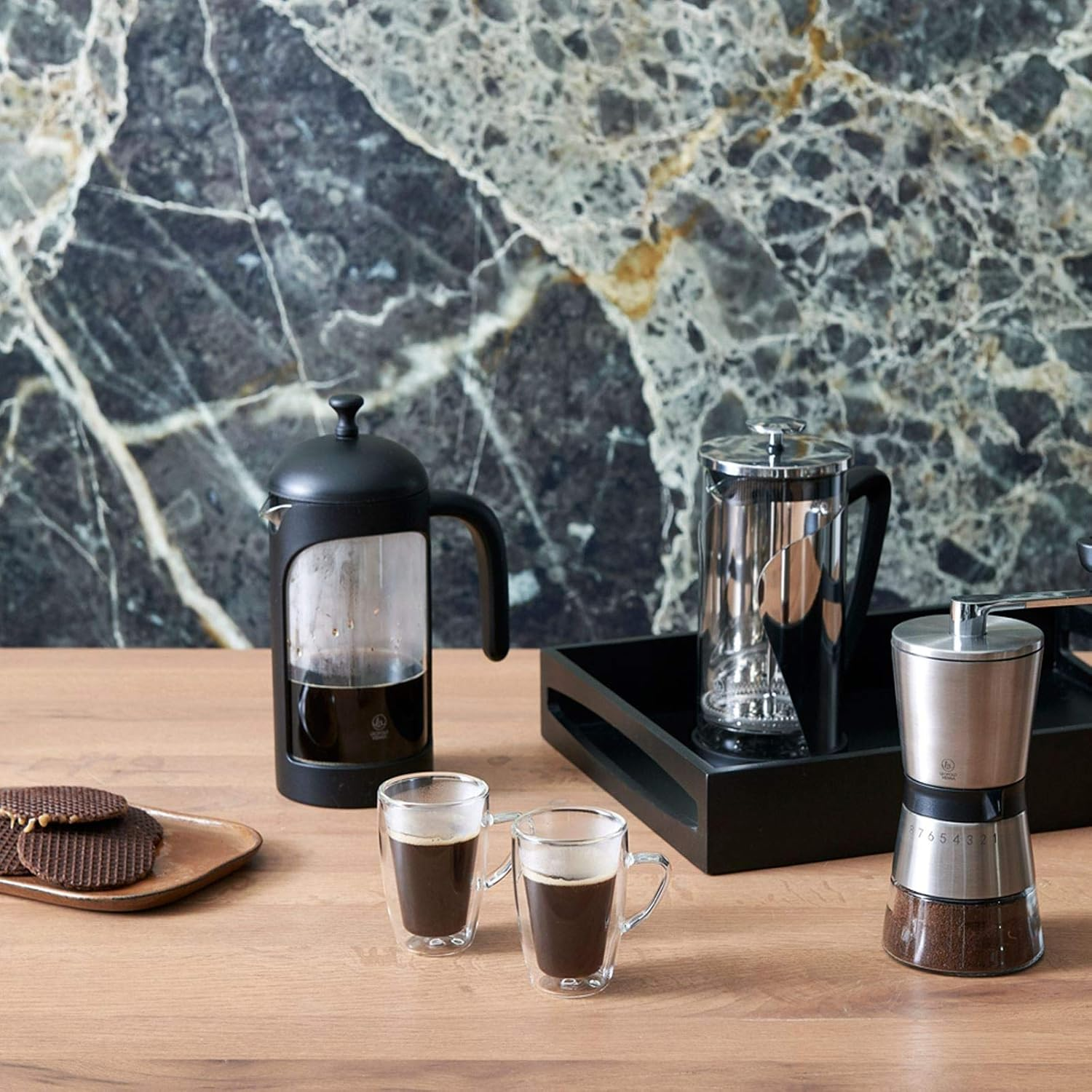 Leopold Vienna LV117018 Puglia Coffee and Tea Maker Glass 1 Litre Transparent image number 1