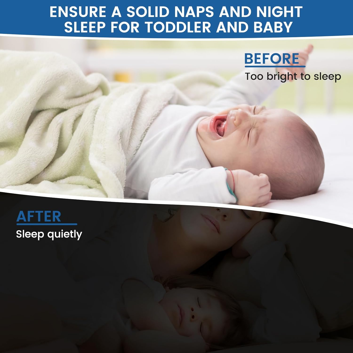 BKSAI Blackout Window Cover No Drill Cuttable 57X78 Inch 100% Black Out Windows Film Room Darkening Shades Traceless Removeable image number 4